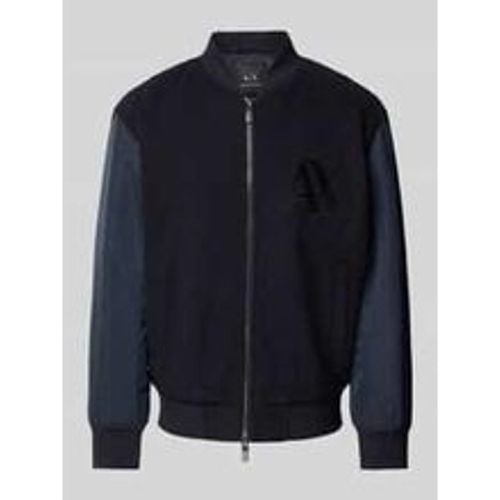 Bomberjacke mit Label-Stitching - Armani Exchange - Modalova