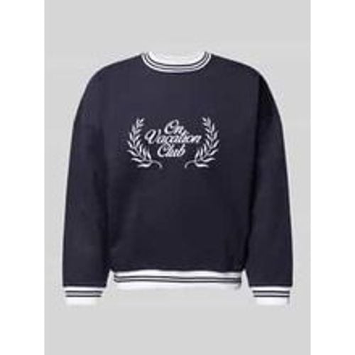 Sweatshirt mit Label-Print Modell 'Laurel' - Fashion24 DE - Modalova