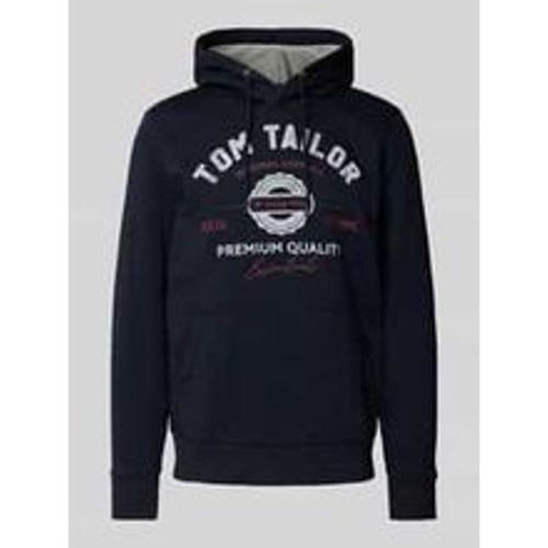 Regular Fit Hoodie aus Baumwoll-Mix mit Logo Print - Tom Tailor - Modalova