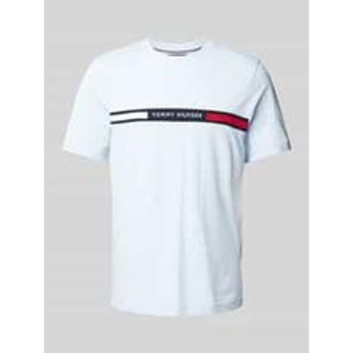 Regular Fit T-Shirt mit Label-Stitching - Tommy Hilfiger - Modalova