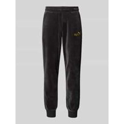 Relaxed Fit Sweatpants mit Label-Stitching Modell 'Velvettrack' - Puma - Modalova