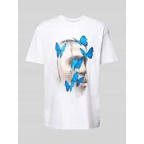 T-Shirt mit Motiv-Print Modell 'LE PAPILLON' - mister tee - Modalova