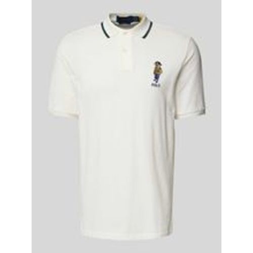 Classic Fit Poloshirt mit Motiv- und Label-Stitching - Polo Ralph Lauren - Modalova