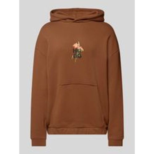 Oversized Hoodie mit Kapuze Modell 'Diblossomy' - HUGO - Modalova