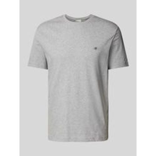 T-Shirt mit Label-Stitching Modell 'SHIELD' - Gant - Modalova