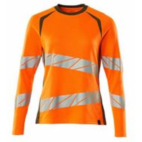 Damen-T-Shirt 19091-771-1433 Gr. 2XL hi-vis orange/moosgrün - Mascot - Modalova