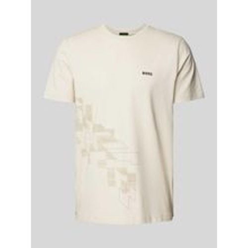 T-Shirt mit Label-Print - BOSS Green - Modalova