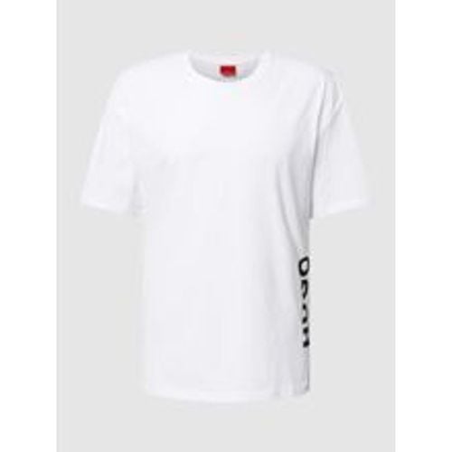 Relaxed Fit T-Shirt mit Label-Print - HUGO - Modalova