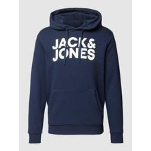 Hoodie mit Label-Detail Modell 'ECORP' - jack & jones - Modalova