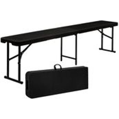 Wetterfeste Bierbank - Klappbar 184x30x43 - Rattan Look Kunststoff Bank Sitzbank - Amanka - Modalova