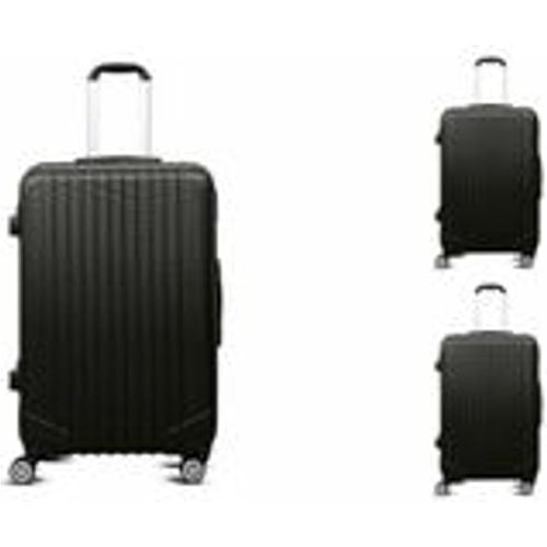 Tlg "Travel" ABS Hartschalenkofferset Trolley Zahlenschloss Koffer - Fashion24 DE - Modalova