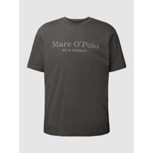 T-Shirt mit Statement- und Label-Print - Marc O'Polo - Modalova