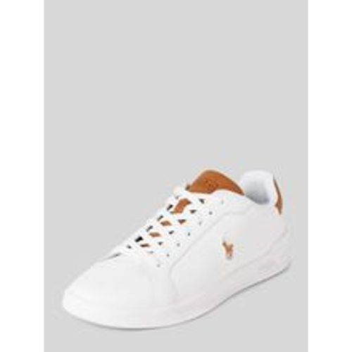 Ledersneaker mit Label-Details - Polo Ralph Lauren - Modalova