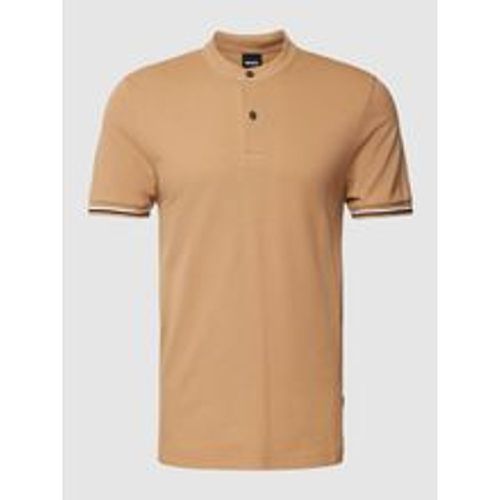 Slim Fit Poloshirt mit Stehkragen Modell 'Polloni' - Boss - Modalova