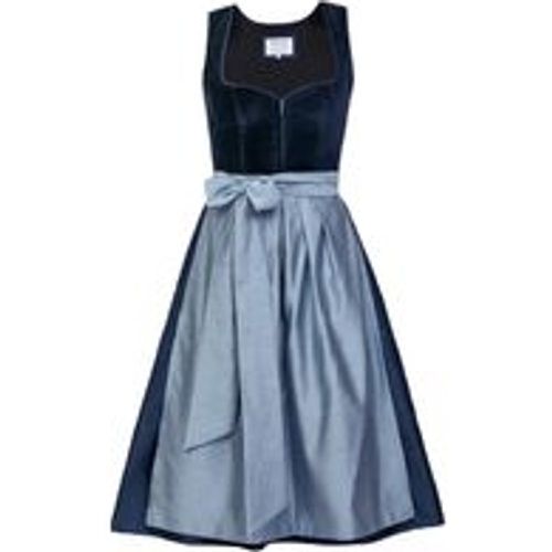 Midi Dirndl Luna Samt Blau - Fashion24 DE - Modalova