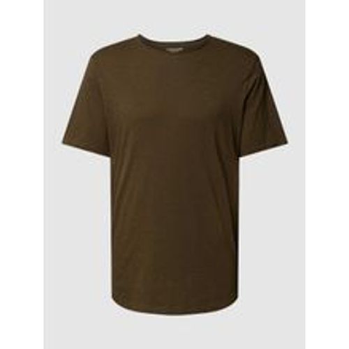 T-Shirt in unifarbenem Design - jack & jones - Modalova