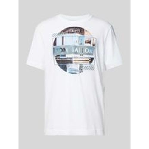 T-Shirt mit Label-Print - Tom Tailor - Modalova