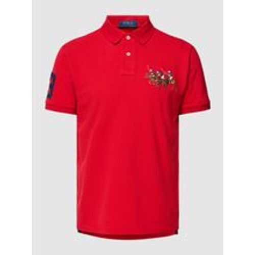 Custom Slim Fit Poloshirt mit Motiv-Stitching - Polo Ralph Lauren - Modalova