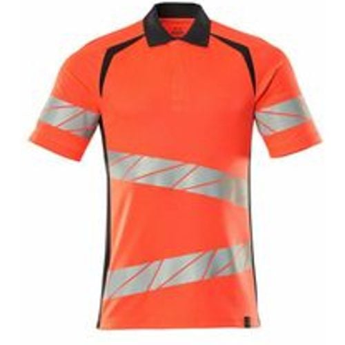 Polo-Shirt, moderne Passform Polo-shirt Gr. 2XLONE, Hi-vis rot/schwarzblau - Mascot - Modalova