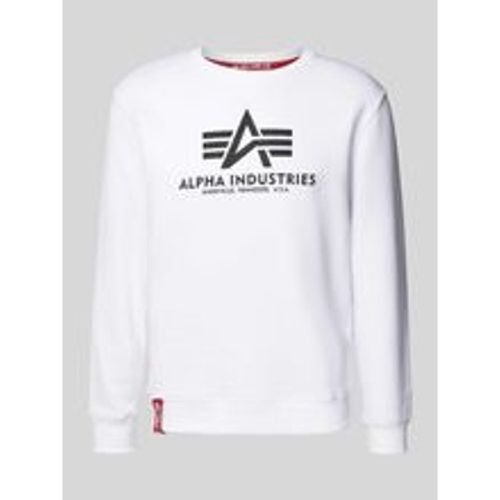 BASIC SWEATER' mit Logo-Print - alpha industries - Modalova