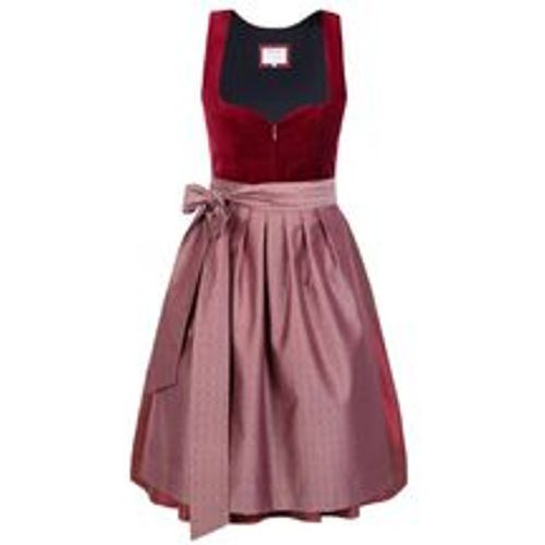 Midi Dirndl Lilly Samt Rot - Fashion24 DE - Modalova