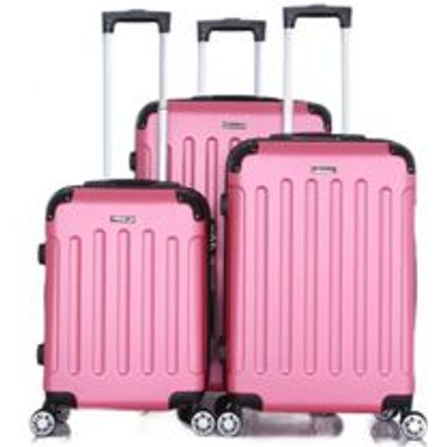 Reisekoffer Koffer 3 tlg Hartschale Trolley Set Kofferset Handgepäck Gepäck Reisetasche - Fashion24 DE - Modalova