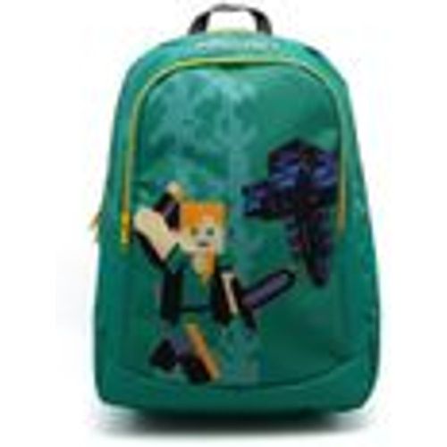 Minecraft Rucksack Rucksack Schultasche 38cm 1 Reißverschlussfach + 1 Fronttasche - Fashion24 DE - Modalova