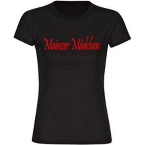 Multifanshop Damen T-Shirt - Mainz - Mainzer Mädchen - Druck rot - Frauen - Fashion24 DE - Modalova