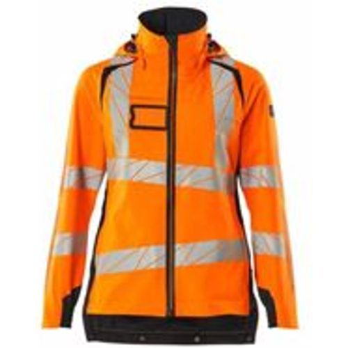 Accelerate safe Damen Hard Shell Jacke 19011-449 Gr. 4XL hi-vis orange/schwarzblau - Mascot - Modalova