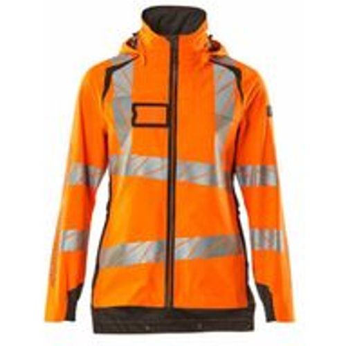 Hard Shell Jacke, Damen, leichtem Futter Jacke Gr. 3XL, hi-vis orange/dunkelanthrazit - Mascot - Modalova