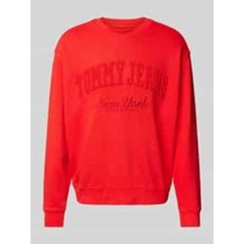 Sweatshirt mit Logo-Stitching - Tommy Jeans - Modalova