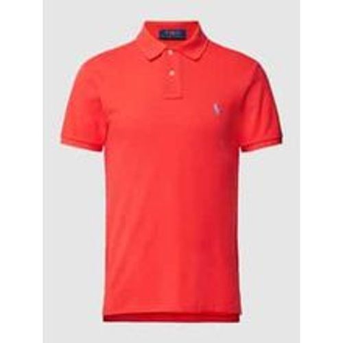 Slim Fit Poloshirt mit Logo-Stitching - Polo Ralph Lauren - Modalova