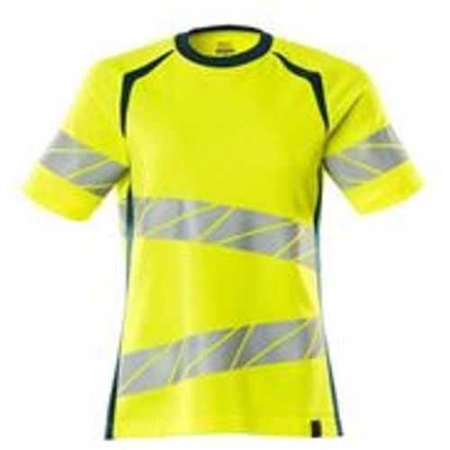 Damen-T-shirt 19092-771 xl hi-vis gelb/dunkelpetroleum - Mascot - Modalova