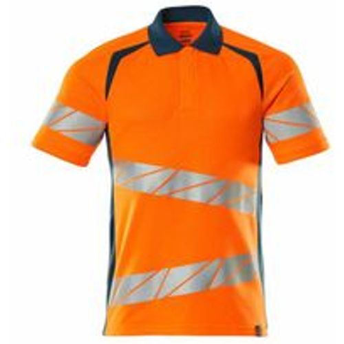 Polo-Shirt, moderne Passform Polo-shirt Gr. xl one, hi-vis orange/dunkelpetroleum - Mascot - Modalova