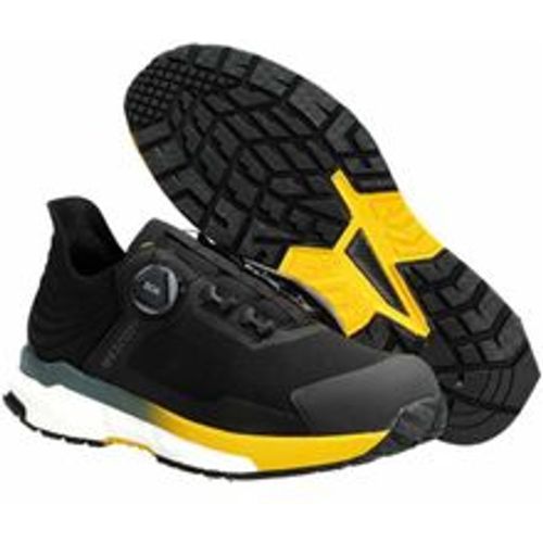 Safety Halbschuh footwear customized F1680-704 Gr. 1048 black/sunflower yellow - Mascot - Modalova