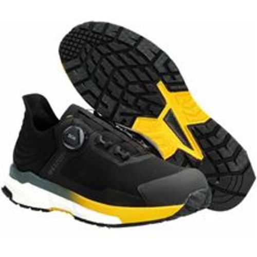 Safety Halbschuh footwear customized F1680-704 Gr. 0839 black/sunflower yellow - Mascot - Modalova