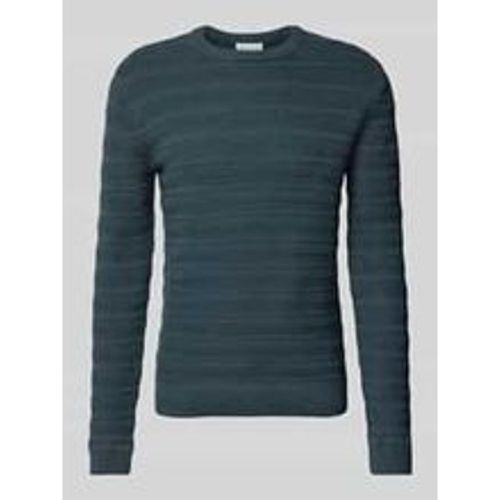 Regular Fit Strickpullover aus reiner Baumwolle mit Strickmuster - Tom Tailor - Modalova