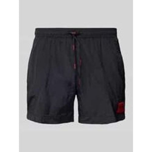 Regular Fit Badeshorts mit Label-Badge Modell 'DOMINICA' - HUGO - Modalova