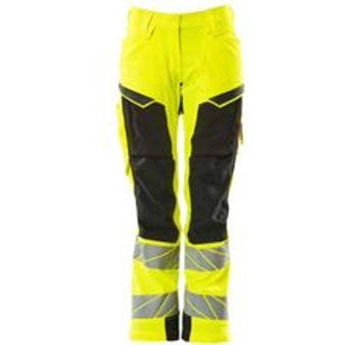 Damen-Hose mit Knietaschen 19078-511-1709 Gr. 76C44 hi-vis gelb/schwarz - Mascot - Modalova