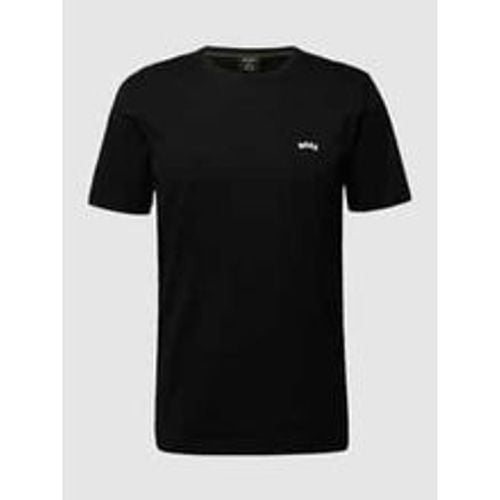 T-Shirt mit Label-Schriftzug Modell 'Tee Curved' - BOSS Green - Modalova