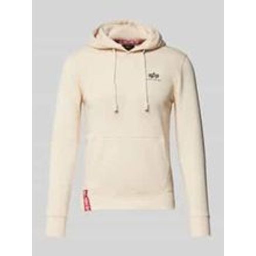 Hoodie mit Label-Print - alpha industries - Modalova