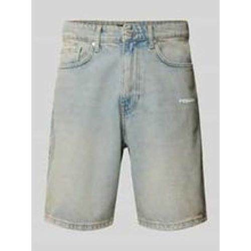 Straight Leg Jeansshorts mit Label-Stitching Modell 'EARL' - Pegador - Modalova