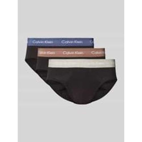 Slip mit Label-Bund im 3er-Pack - Calvin Klein Underwear - Modalova