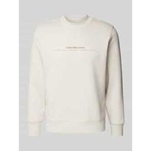 Sweatshirt mit Label-Print - Calvin Klein - Modalova