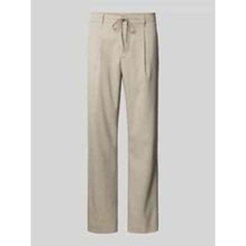 Regular Tapered Fit Bundfaltenhose mit Tunnelzug Modell 'LEROY' - Selected Homme - Modalova