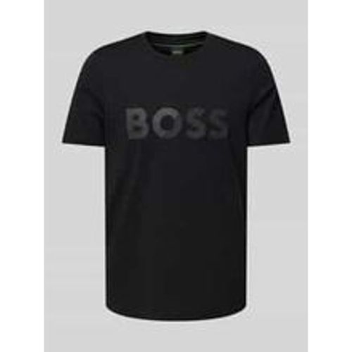 T-Shirt mit Label-Print - BOSS Green - Modalova