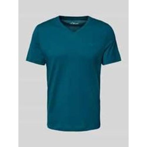 Regular Fit T-Shirt aus reiner Baumwolle mit V-Ausschnitt - s.Oliver RED LABEL - Modalova