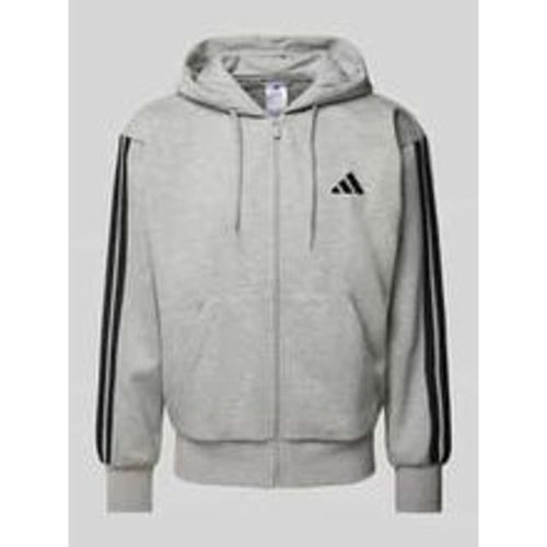 Sweatjacke mit Viskose-Anteil und Logo-Stitching - adidas Sportswear - Modalova