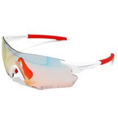 Sport-Sonnenbrille weiß/rot SUNELATION - YEAZ - Modalova