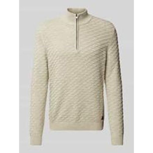 Regular Fit Pullover aus reiner Baumwolle mit Strukturmuster - s.Oliver RED LABEL - Modalova